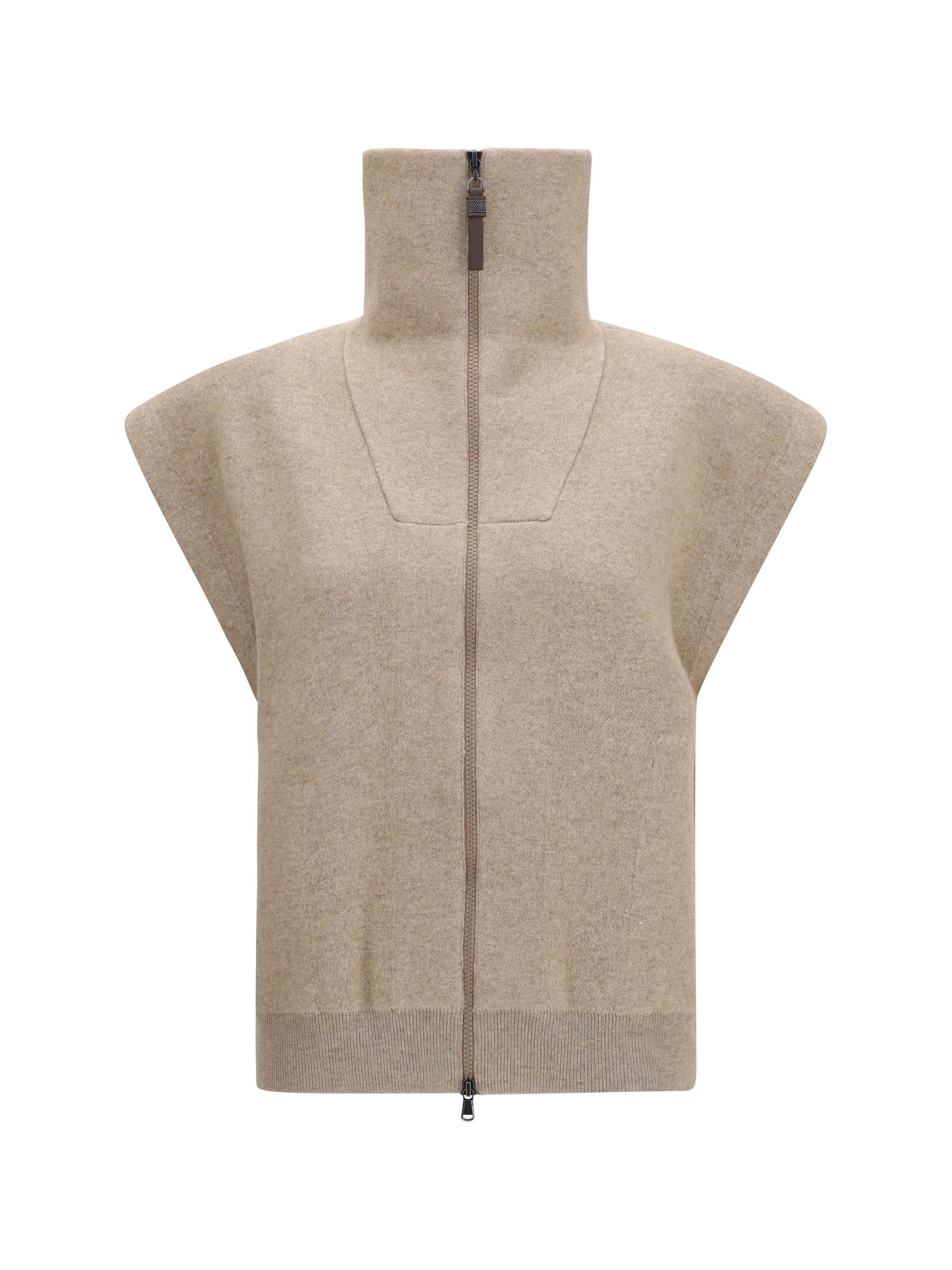 Brunello Cucinelli Women High-Neck Zip Cardigan