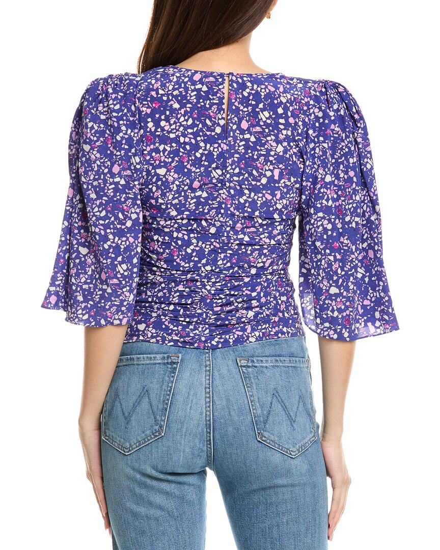 Isabel Marant E'toile Lidiane Silk-Blend Blouse