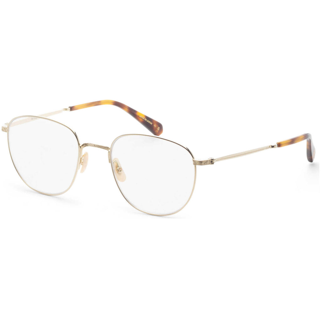 Garrett Leight Unisex 51 mm Gold Opticals