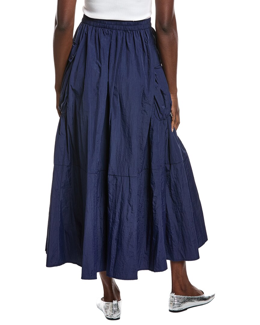Gracia Long Parachute Cargo Skirt