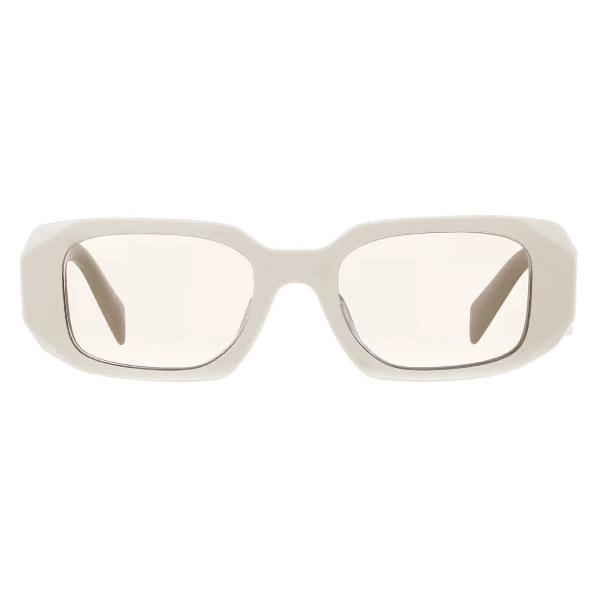 Prada Light Brown Rectangular Ladies Sunglasses PR 17WSF 21D5J2 51