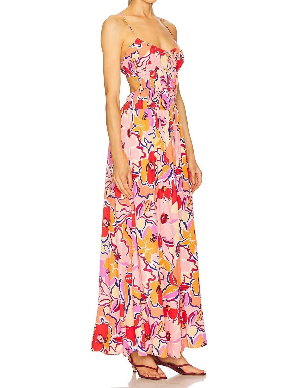 Tala Maxi Dress In Lost In The Blooms