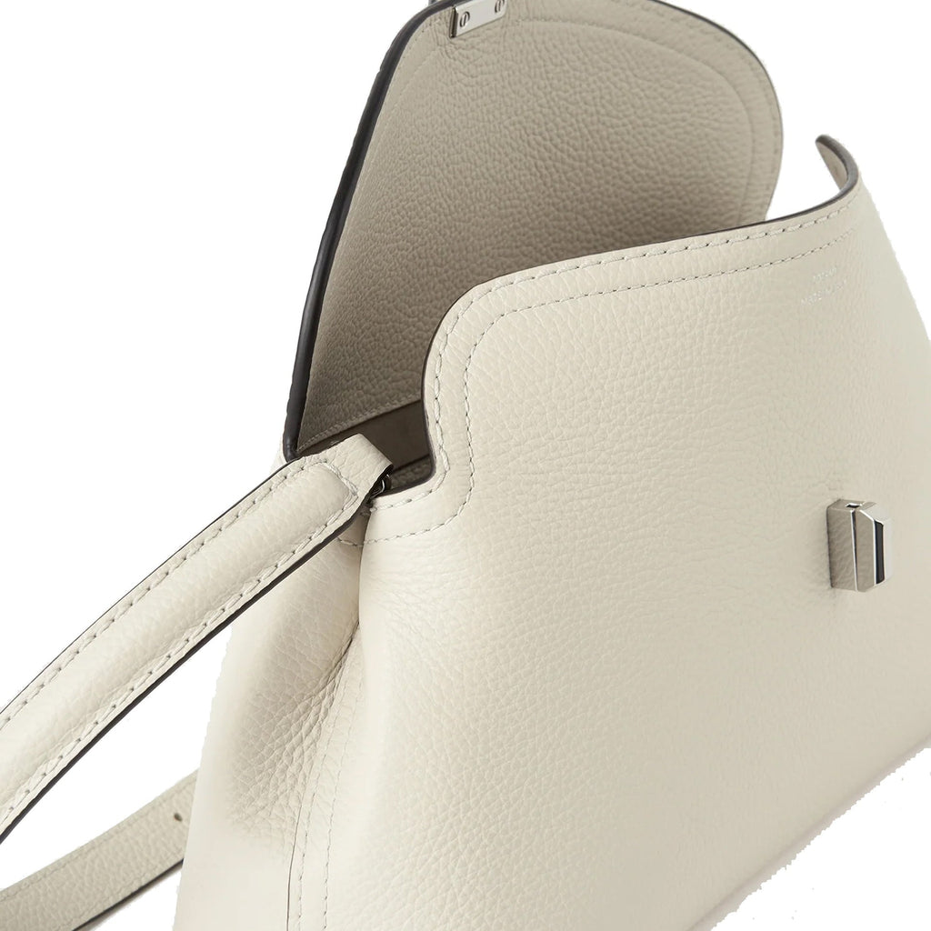 Toteme T-Lock Leather Clutch Bag Women