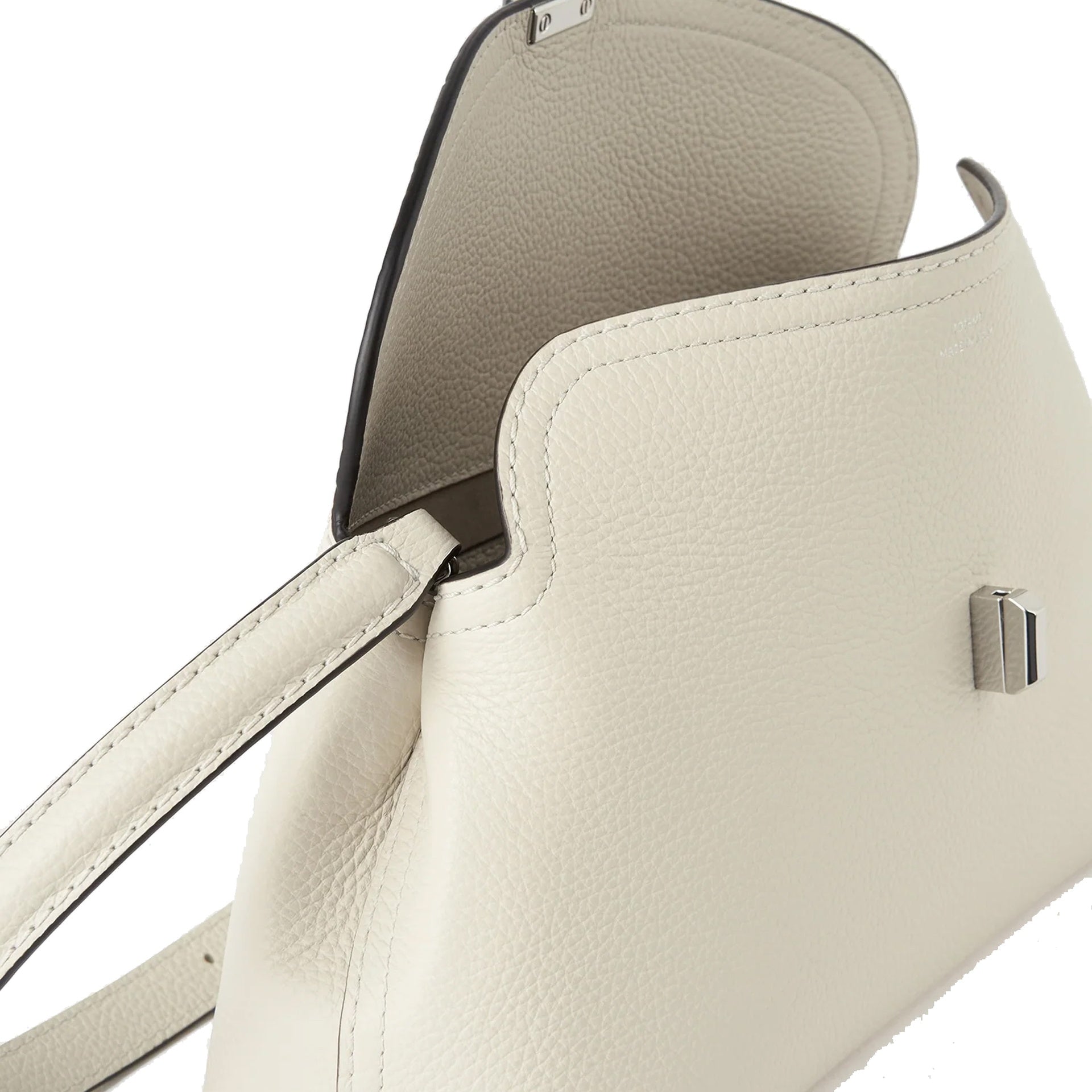 Toteme T-Lock Leather Clutch Bag Women