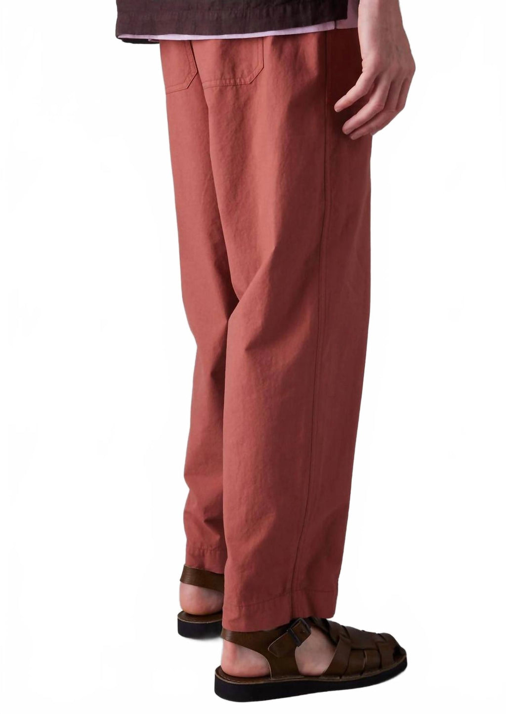 Workwear Trousers In Red Brick