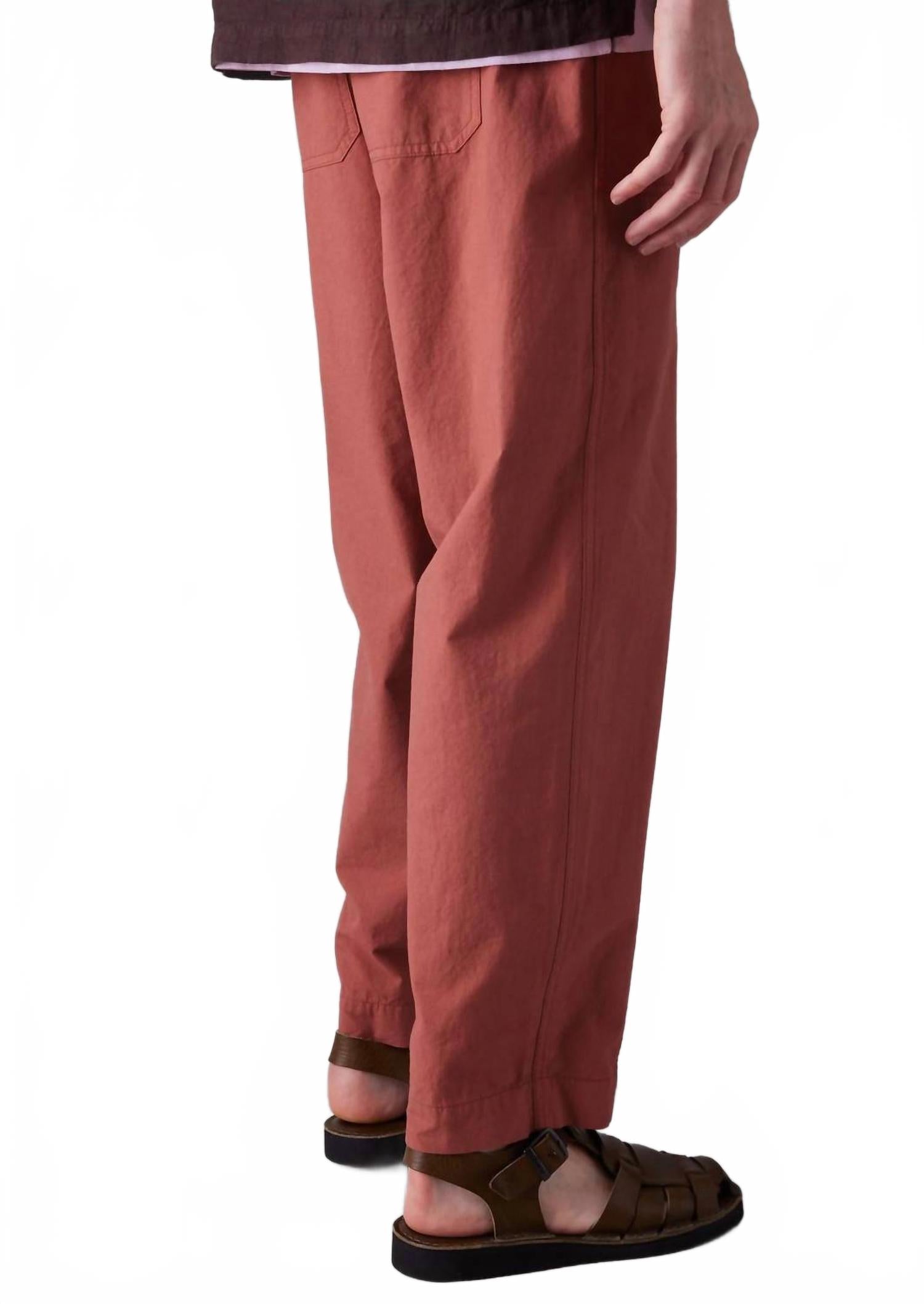 Workwear Trousers In Red Brick