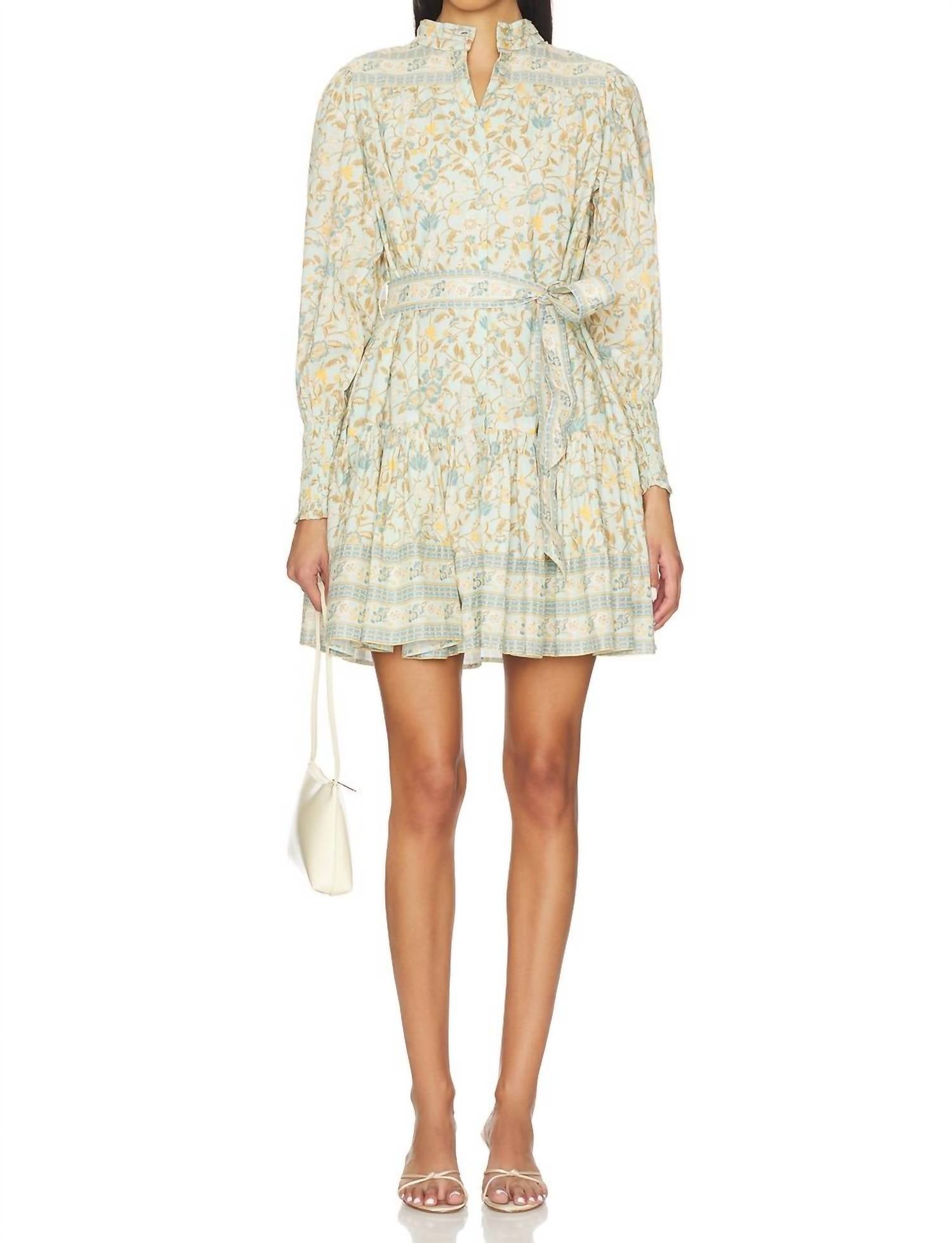 Karlie Mini Dress In Beige