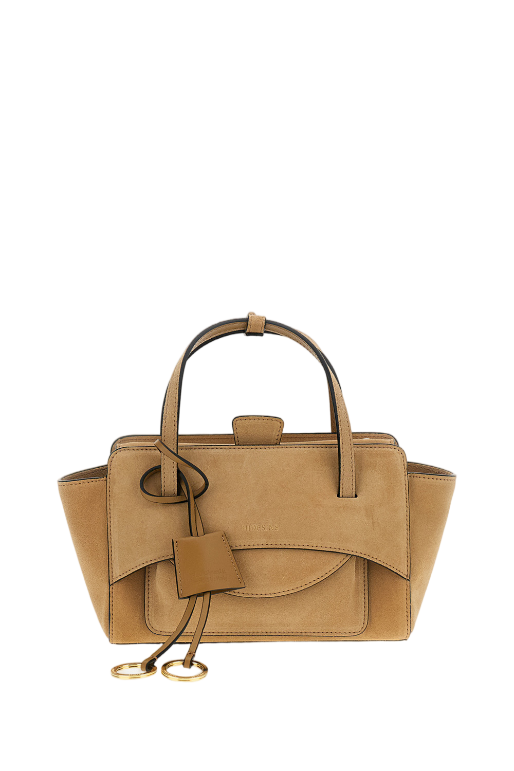 Light Brown Flap S Suede Crossbody Bag