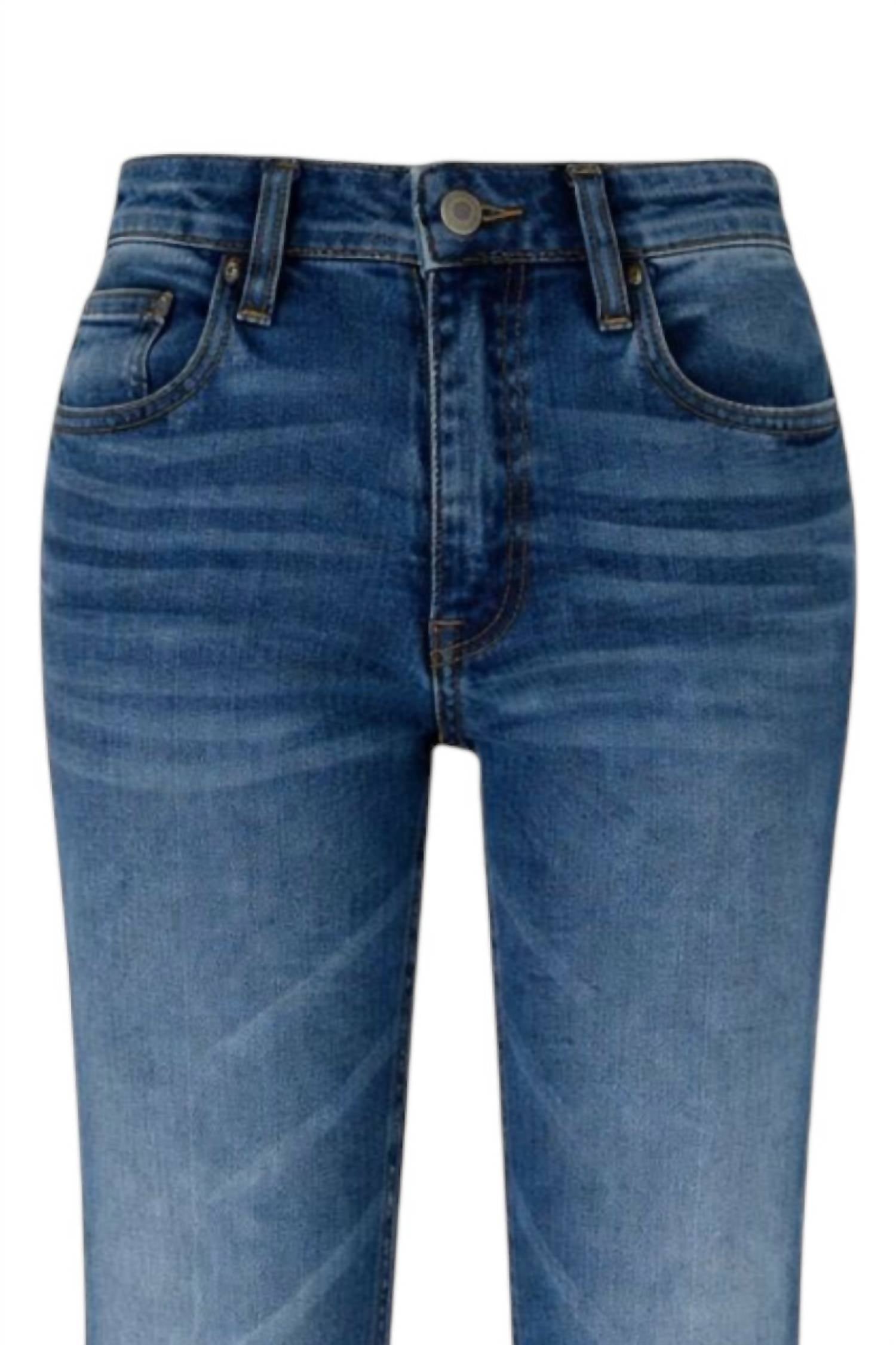 Women's Rachael High Rise Fab Ab Mom Raw Hem Jeans In Perfect