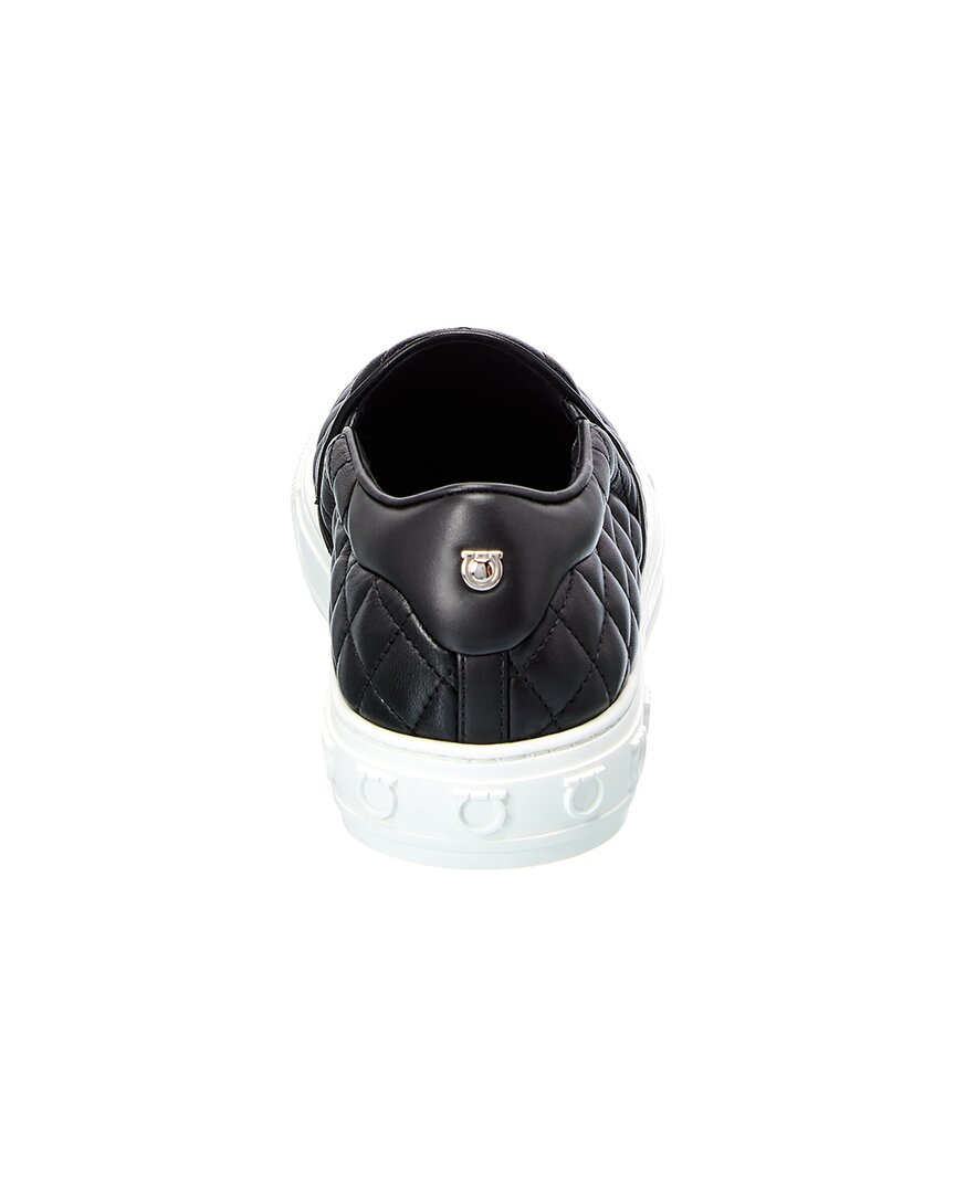 Ferragamo Lisa 1 Leather Slip-On Sneaker
