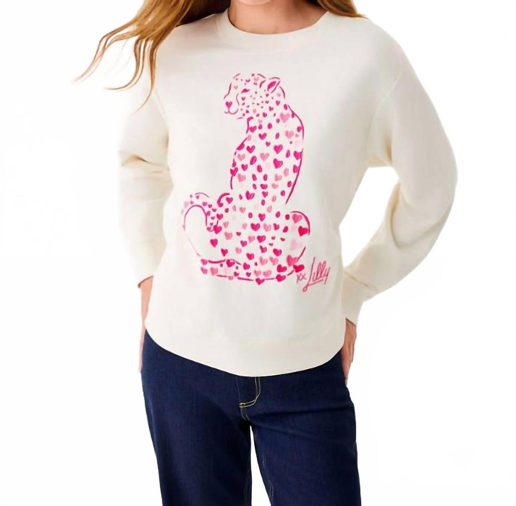 Ballad Long Sleeve Sweatshirt In Coconut