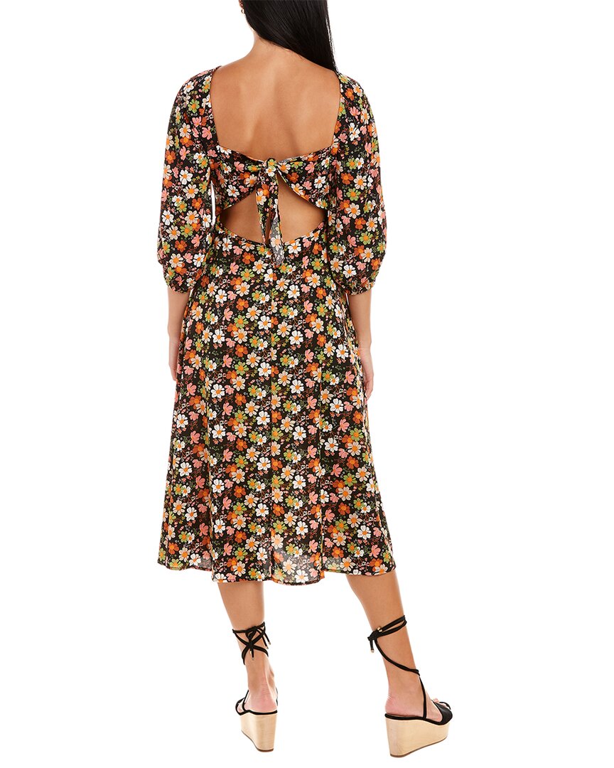 Traffic People Bow Down Midi Dress