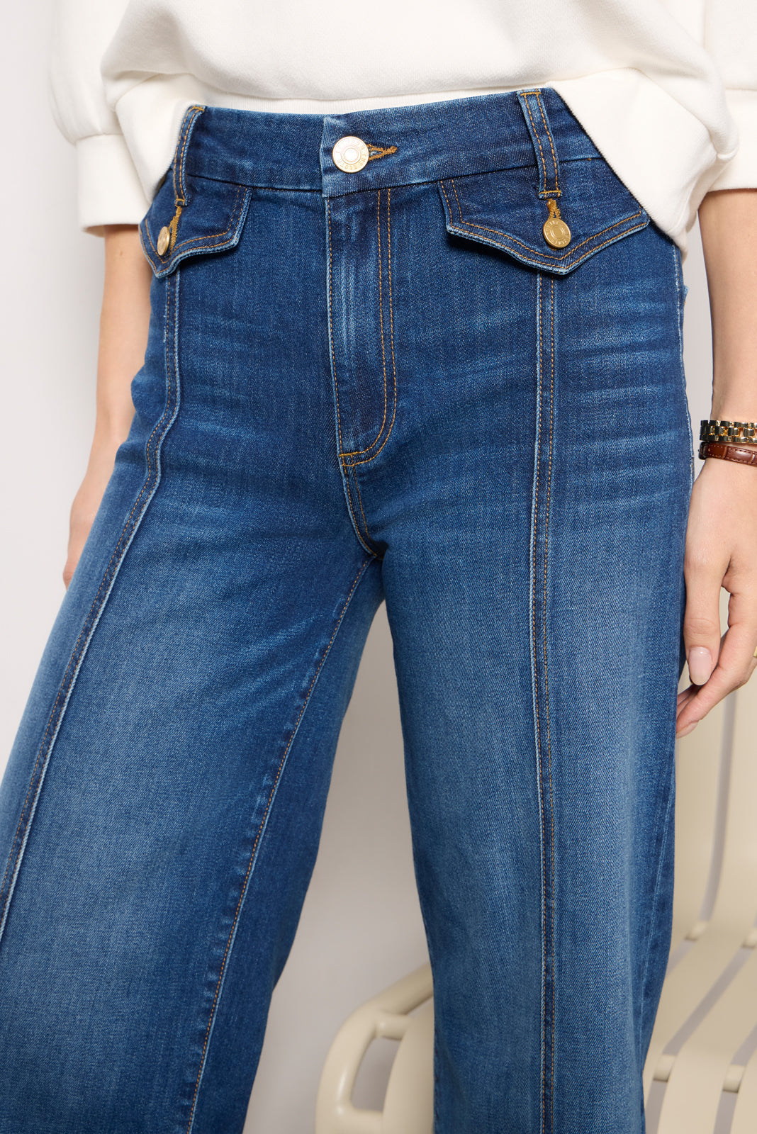 Women's Meg w Seaming Jeans