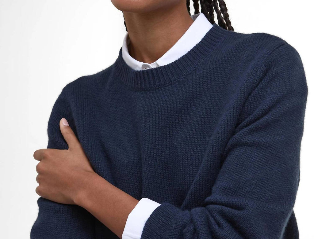 Woodhouse Knitted Jumper In Navy