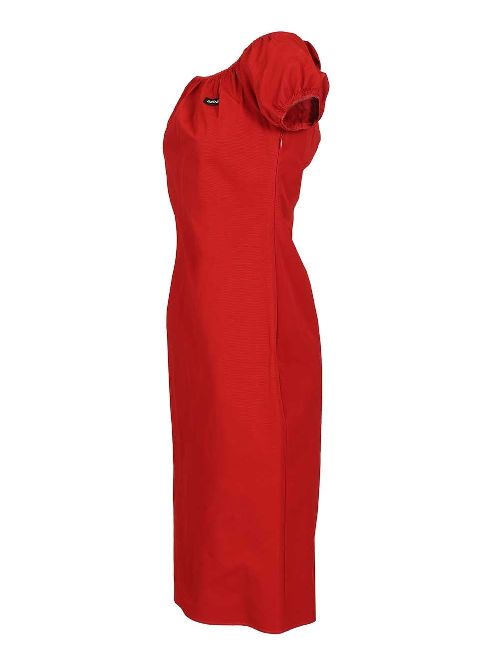 Miu Miu Women Cotton Midi Dress