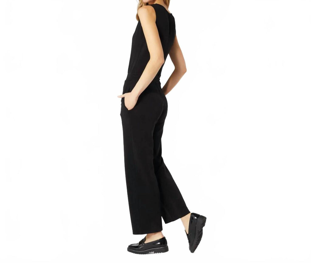 Hilarie Super Soft Romper In Black