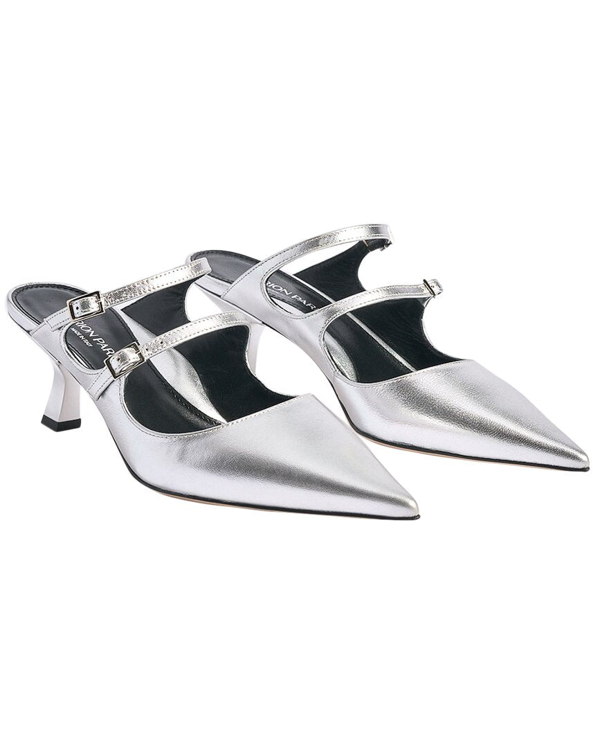 Marion Parke Francine Mule Leather Mule Pump