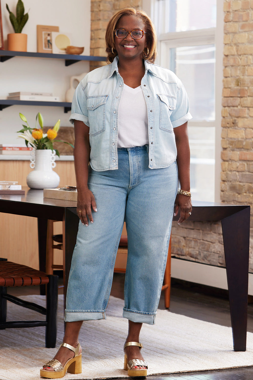 Women's Dahlia Baby Roll Jeans