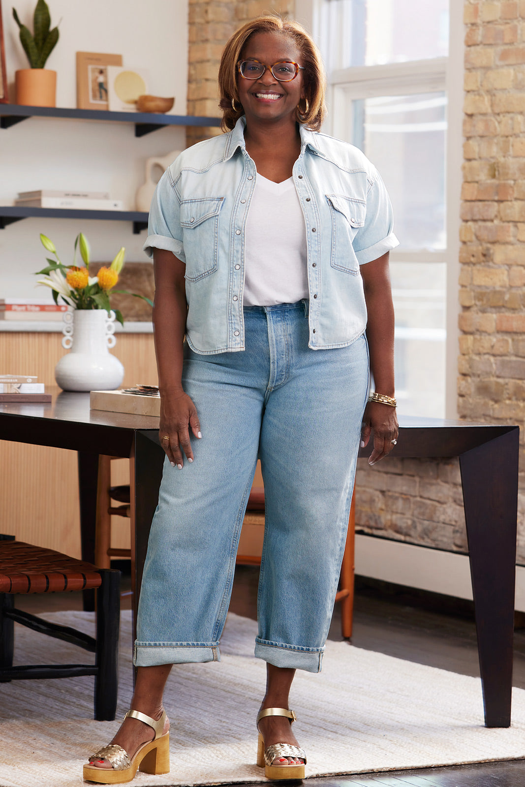 Women's Dahlia Baby Roll Jeans