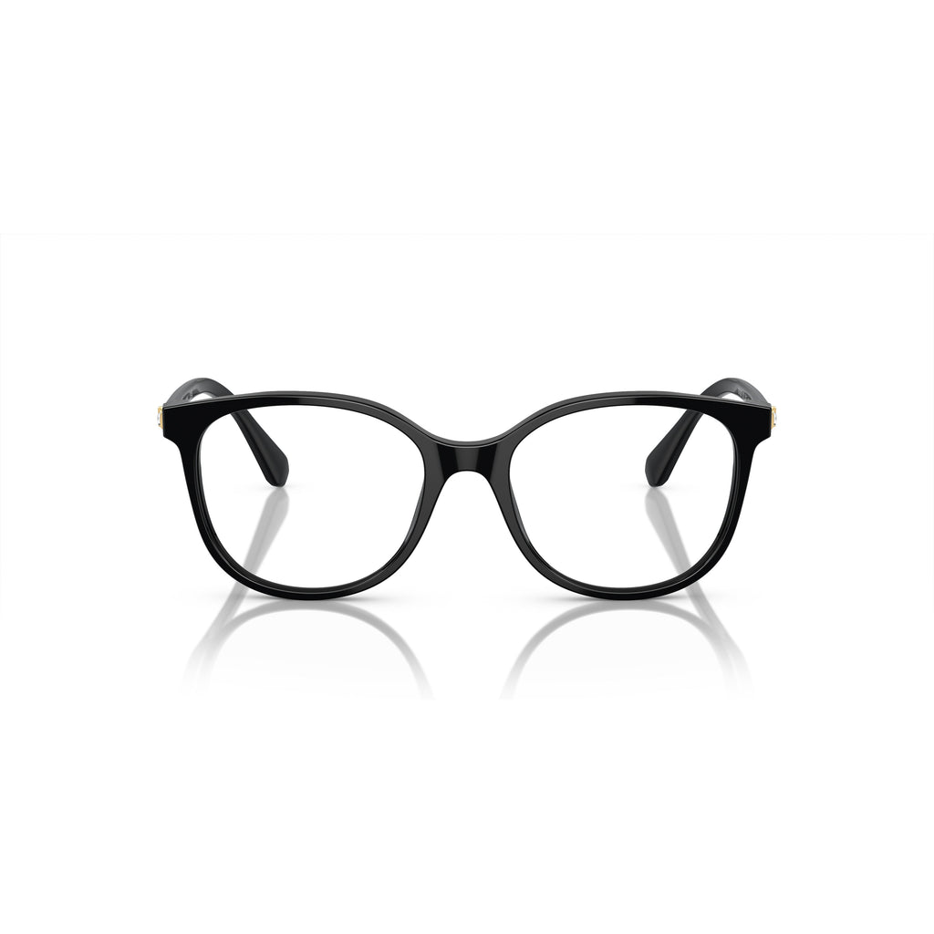 0Sk2002 Square Frame Eyeglasses with Gold Accents