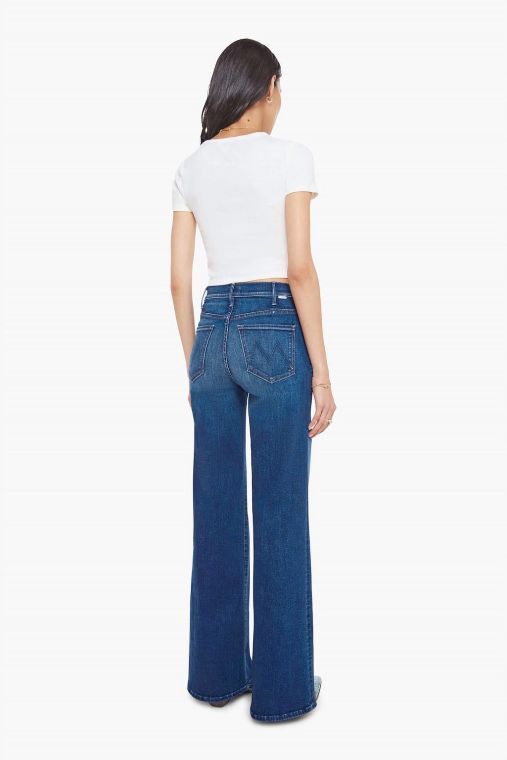 Hustler Roller Sneak Wide Leg Jeans In Troublemaker