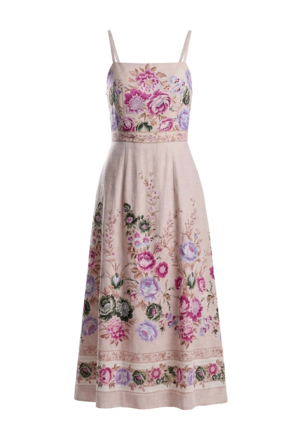 Trina Ankle Dress In Silva Print