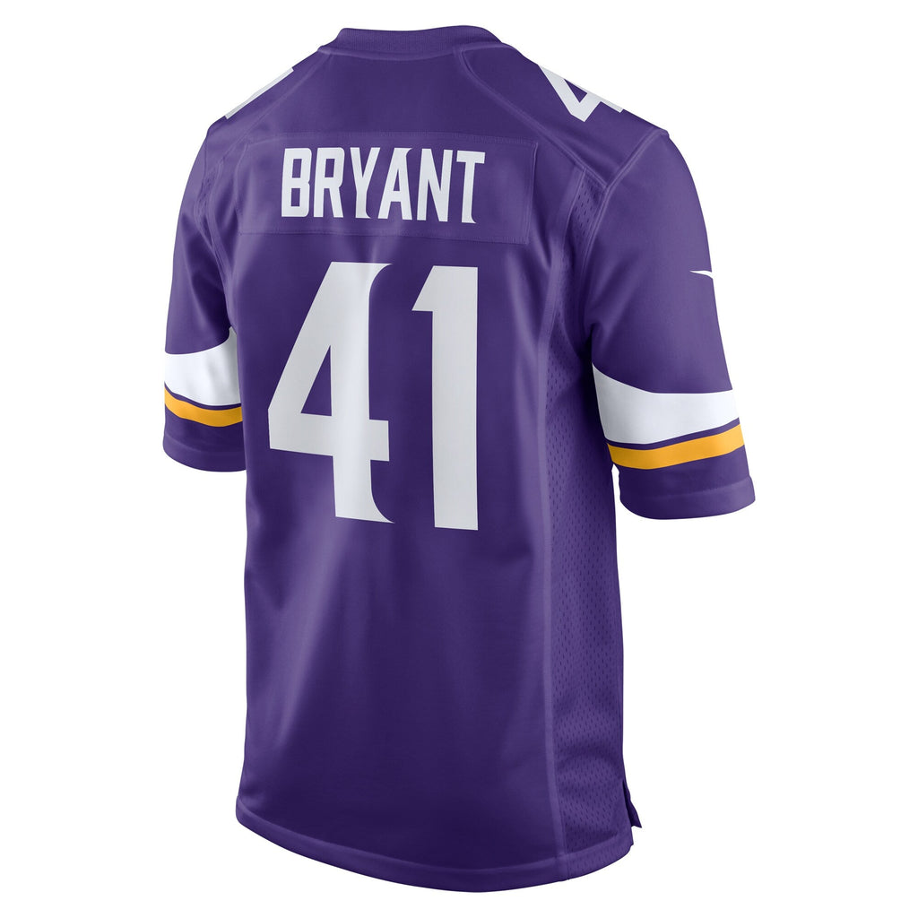 Austin Bryant Minnesota Vikings Nike  Game Jersey -  Purple
