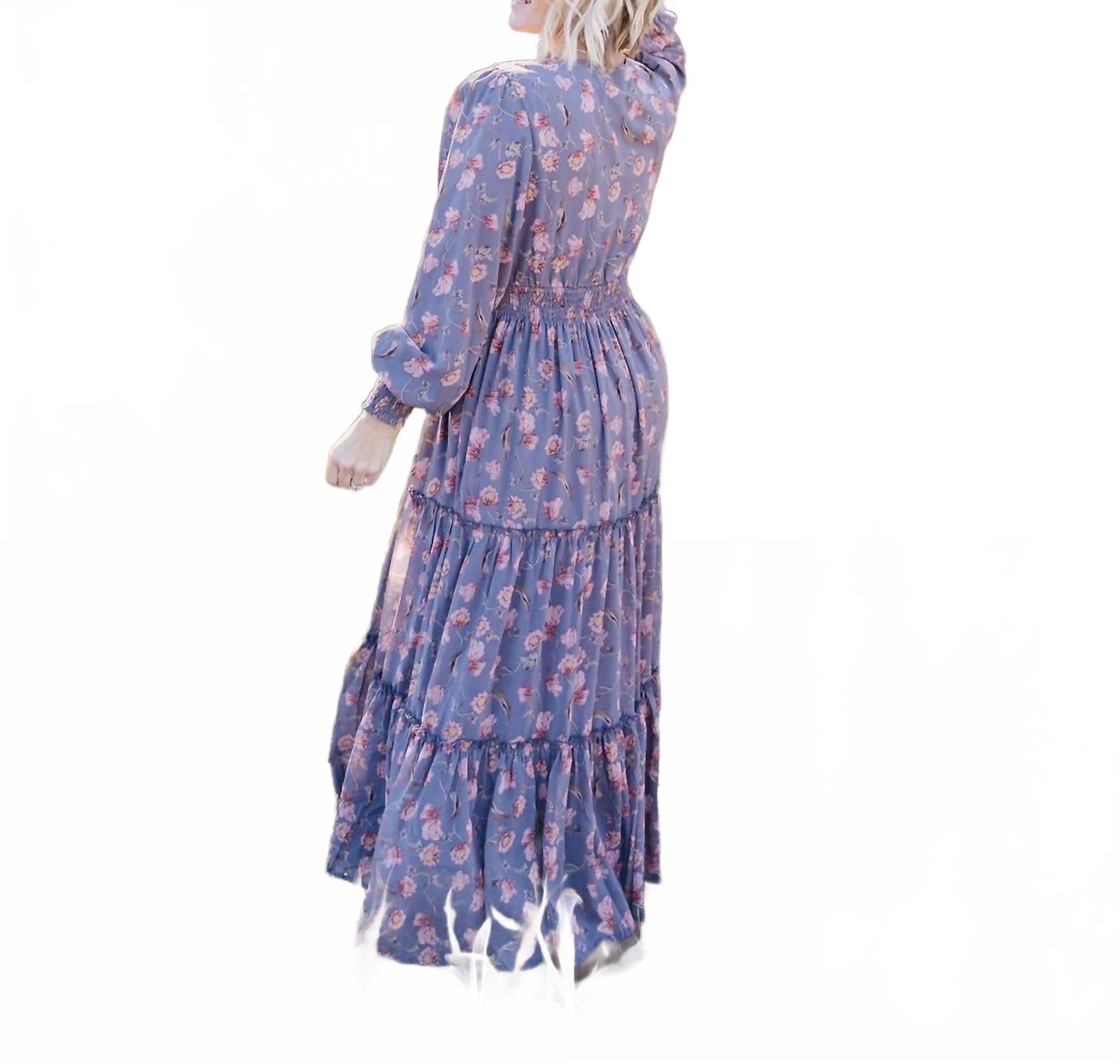 Jacey Maxi Dress In Gray