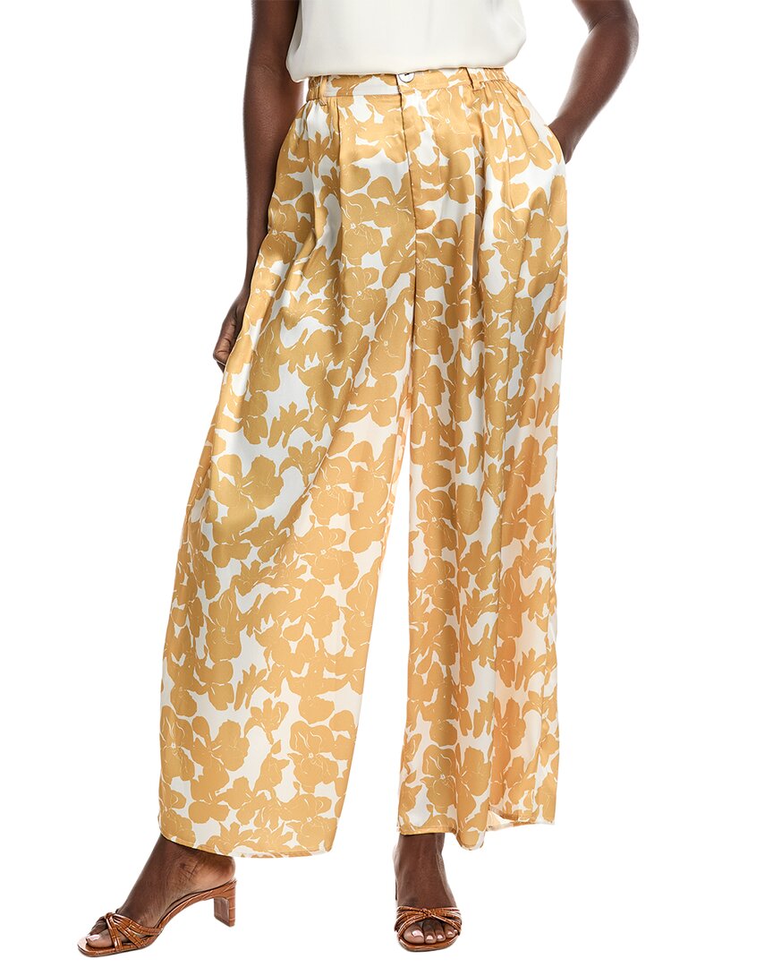 Gracia Satin Wide Leg Trouser