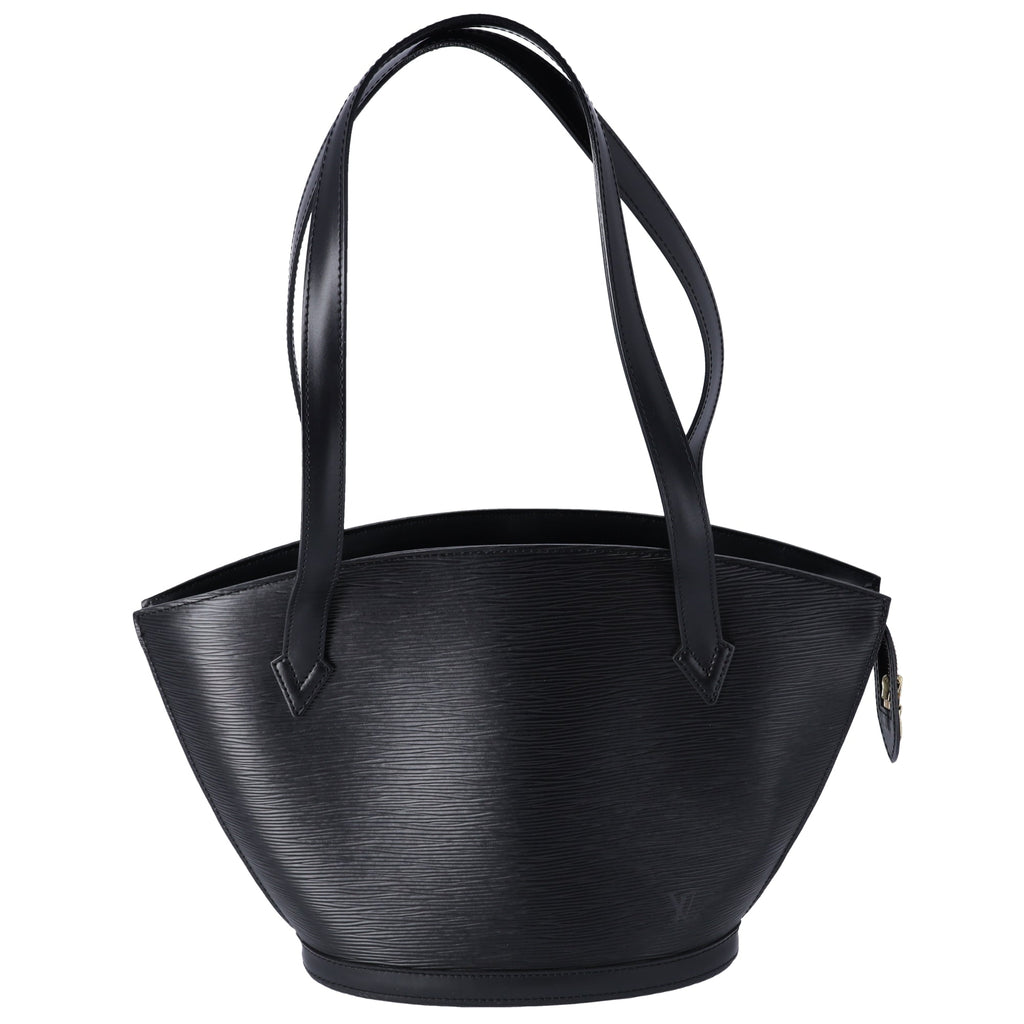 Louis Vuitton Saint Jacques Epi Handbag M52272 Noir Black Leather
