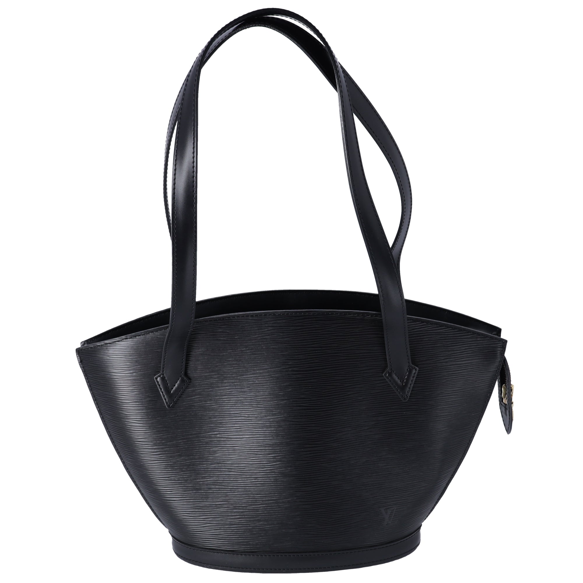Louis Vuitton Saint Jacques Epi Handbag M52272 Noir Black Leather