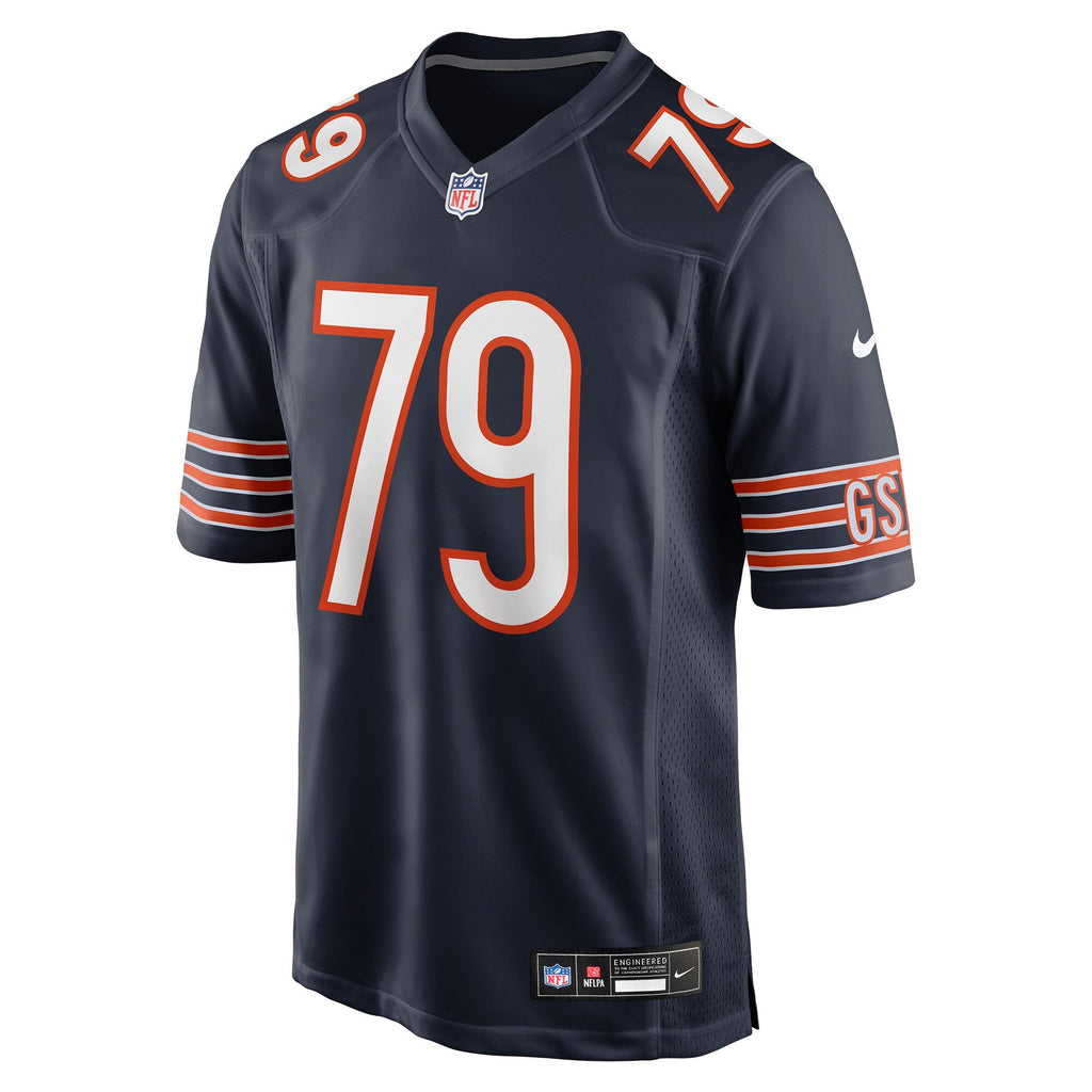 Chicago Bears Theo Benedet Navy Team Game Jersey