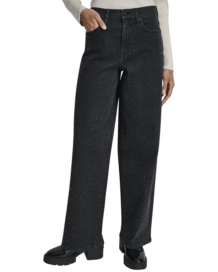 DKNY High Rise Anchor1 Wide Leg Jean