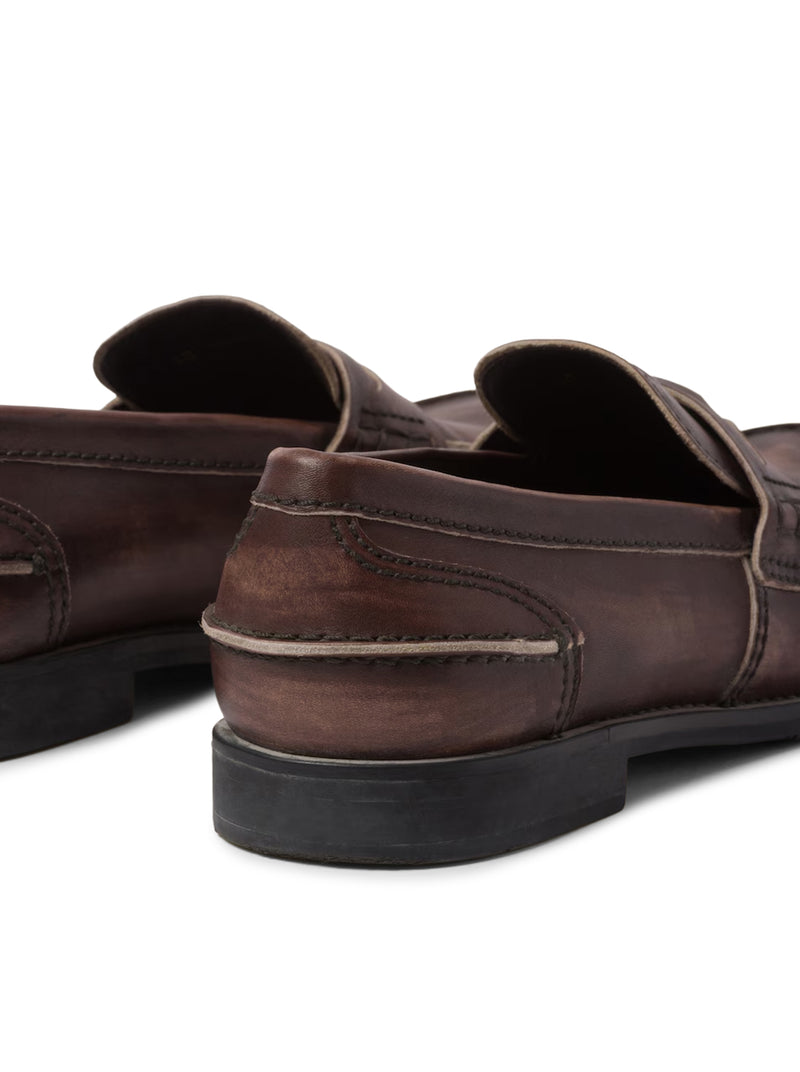 Miu Miu Women Vintage Effect Leather Loafers