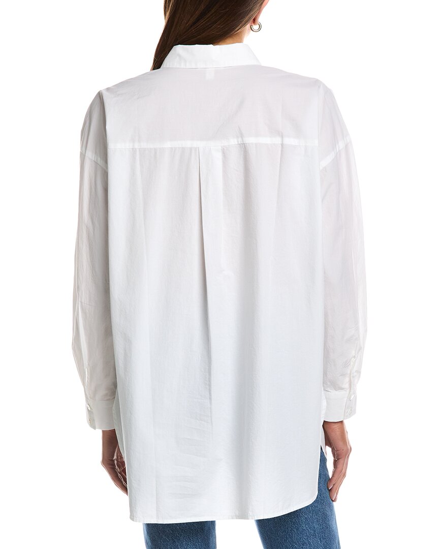 EILEEN FISHER Classic Collar Long Shirt