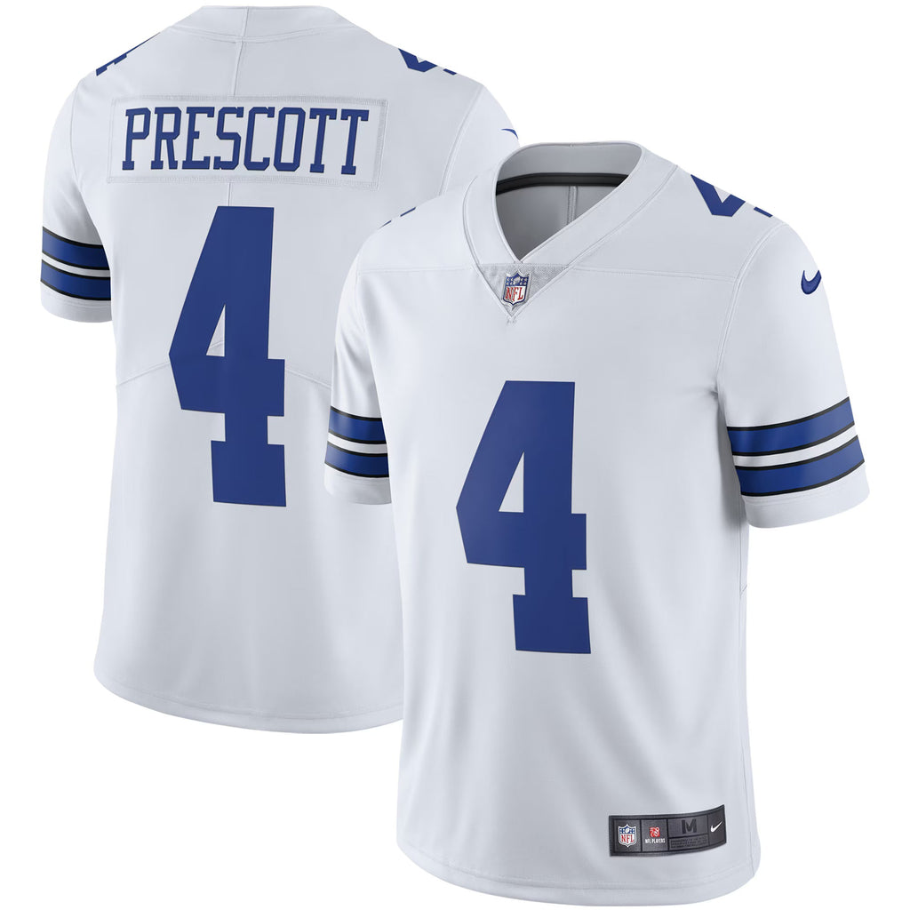 Dallas Cowboys Dak Prescott White Vapor Limited Player Jersey