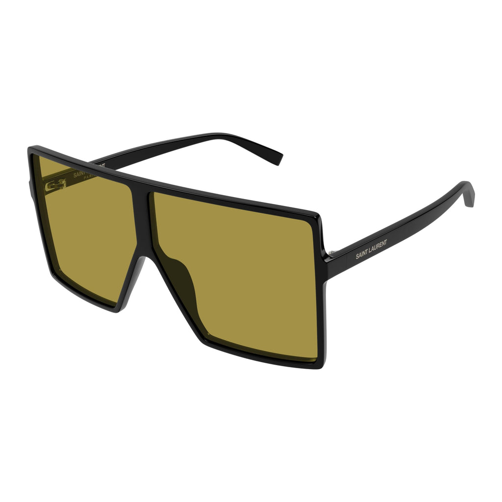 Oversized Square Frame Sunglasses With Olive Tinted Lenses