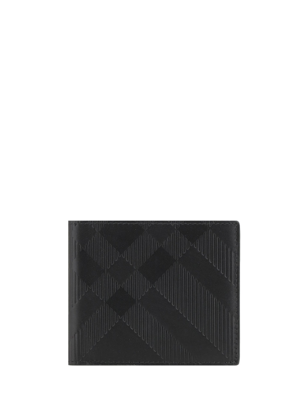 Burberry Men Leather Check Wallet