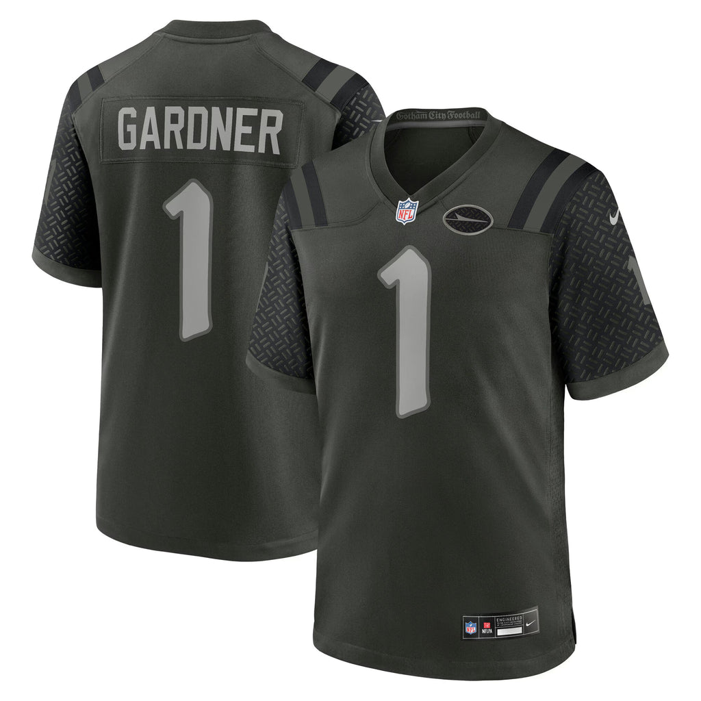 New York Jets Ahmad Sauce Gardner Gotham Green 2025 Rivalries Collection Game Jersey