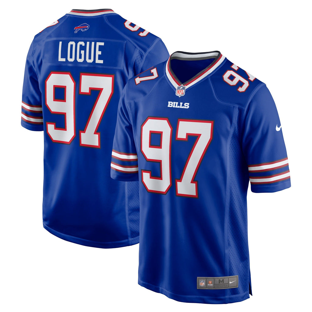 Buffalo Bills Zion Logue Royal Team Game Jersey