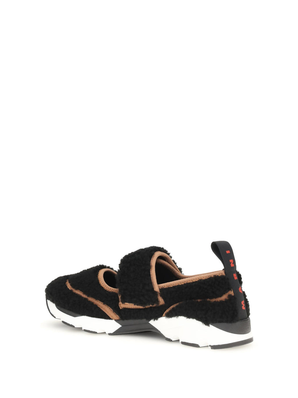 Marni Women Mary Jane Shearling Sneakers