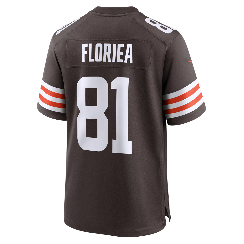 Cleveland Browns Luke Floriea Brown Team Game Jersey