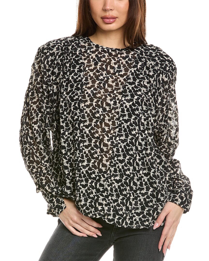 Isabel Marant E'toile Midway Silk-Blend Blouse
