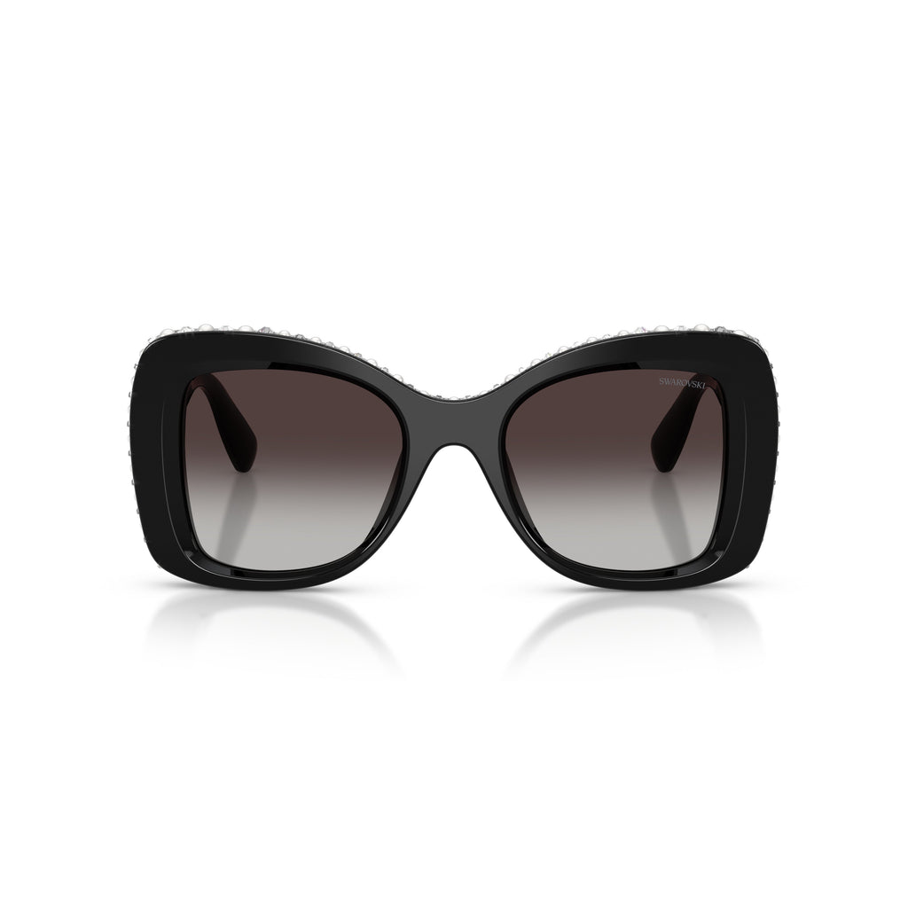 0Sk6062U Oversized Square Sunglasses with Crystal Accents