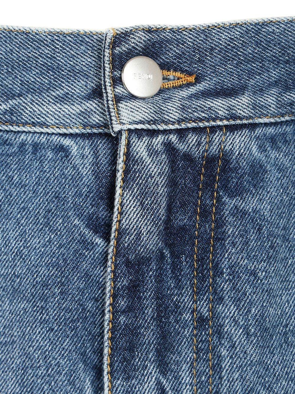 Fendi Men Long Jeans