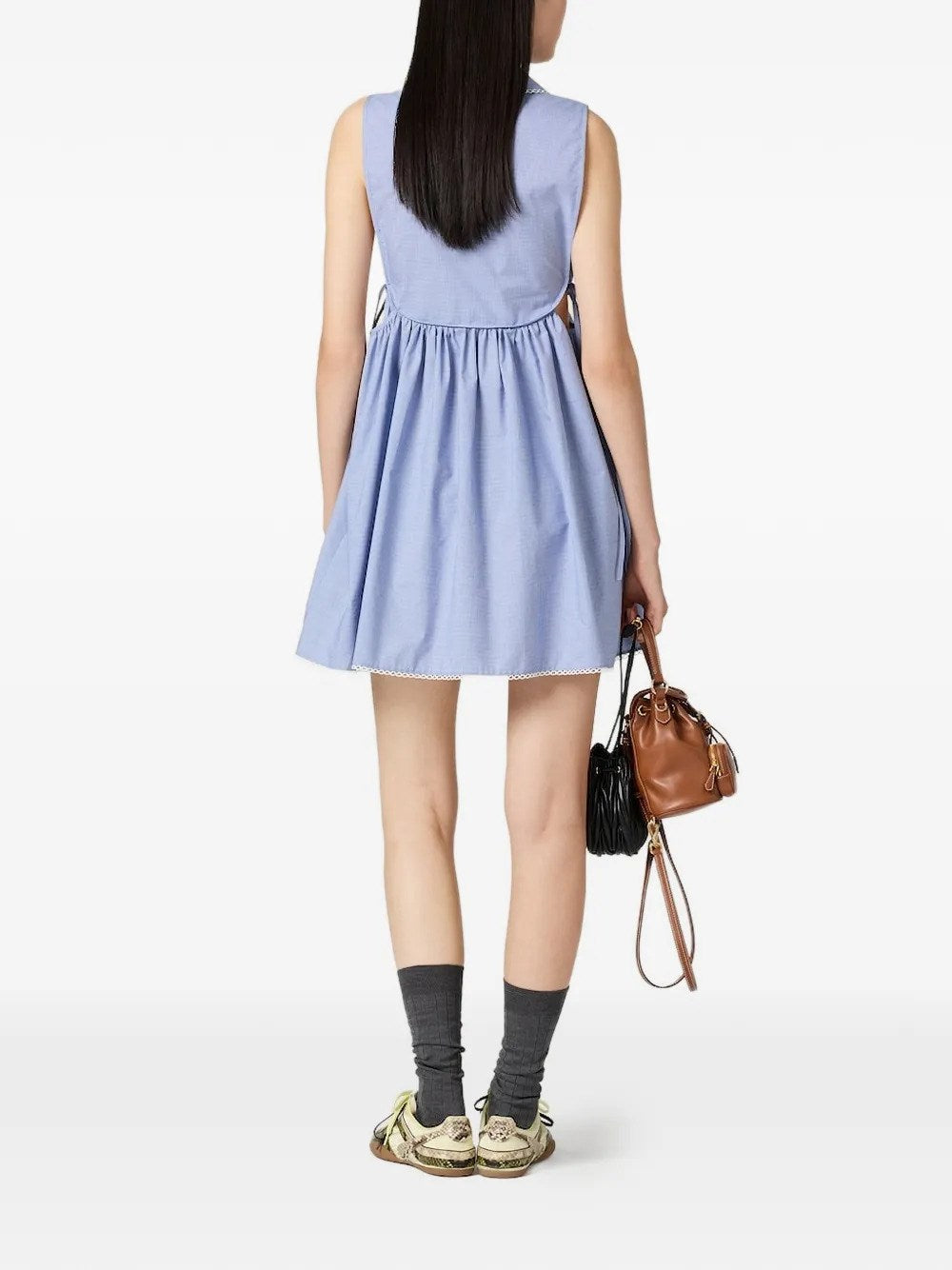 Miu Miu Women Dress In Poplin