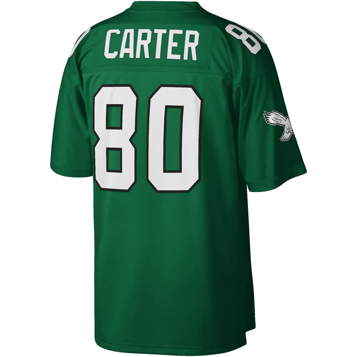 Philadelphia Eagles Cris Carter Mitchell & Ness Kelly Green Legacy Replica Jersey