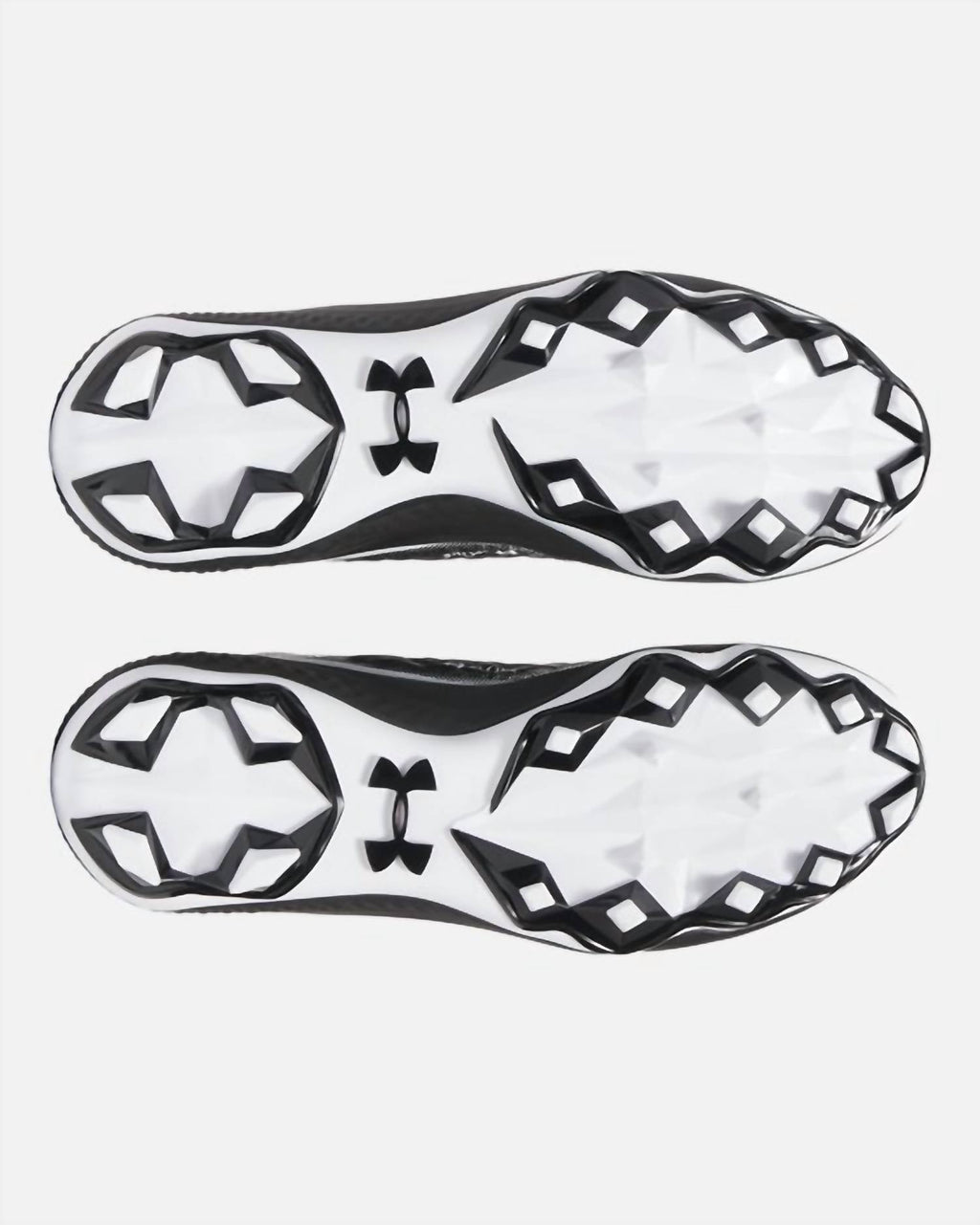 Men's Spotlight Mid Football Cleats In Black / White