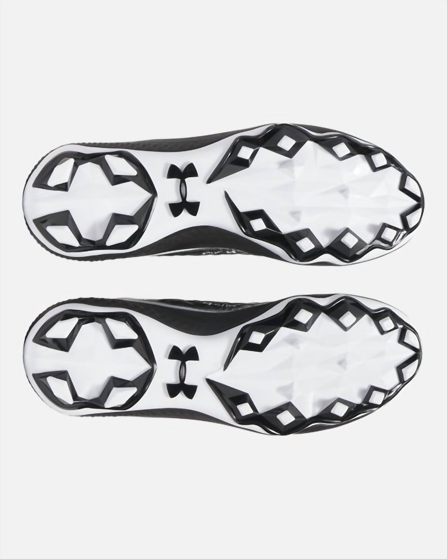 Men's Spotlight Mid Football Cleats In Black / White