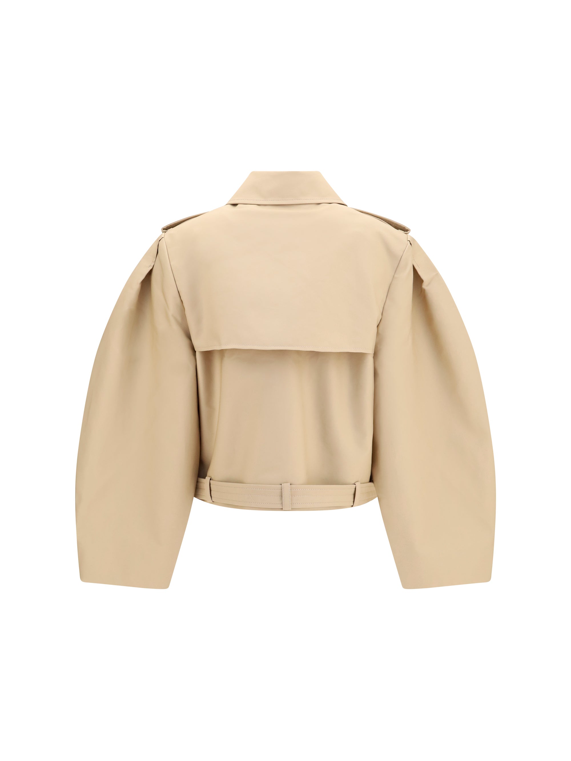 Ganni Women Double-Breasted Belted Jacket